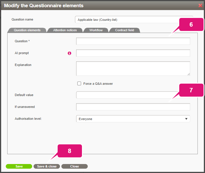 kb contract lifecycle management ca country fields 3 1 country field