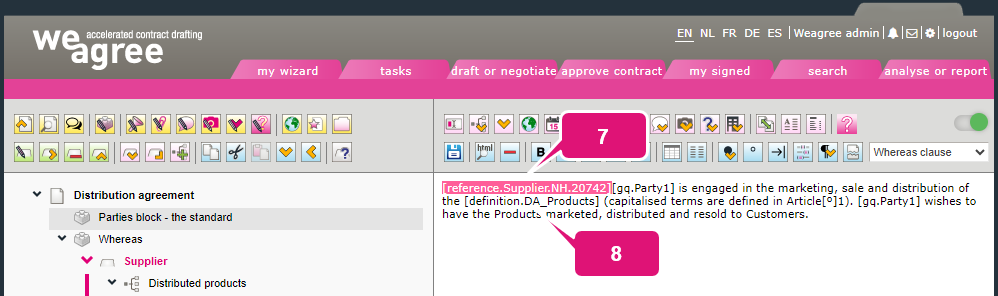 Cross-references (all aspects) kb contract lifecycle management ca cross references 6 cross-references