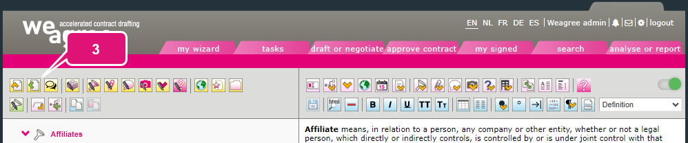 Defined terms and definitions in Weagree kb contract lifecycle management ca defined terms and definitions 11 definitions
