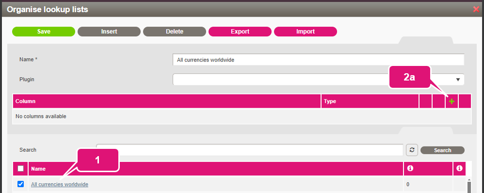 Lookup lists kb contract lifecycle management ca lookup lists 7 lookup lists