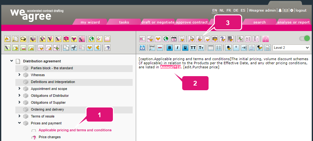 Using and organising schedules and annexes kb contract lifecycle management ca schedules and annexes 7 schedules and annexes