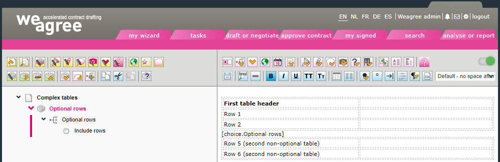 Tables kb contract lifecycle management ca tables 3 tables