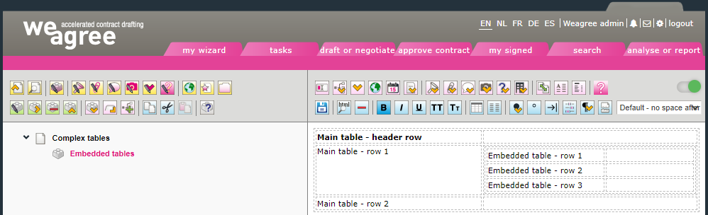 Tables kb contract lifecycle management ca tables 7 tables