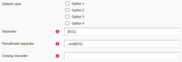 A separator, blob or other placeholder appears when it shouldn't kb contract lifecycle management troubleshooting separator blob placeholder 4 separator