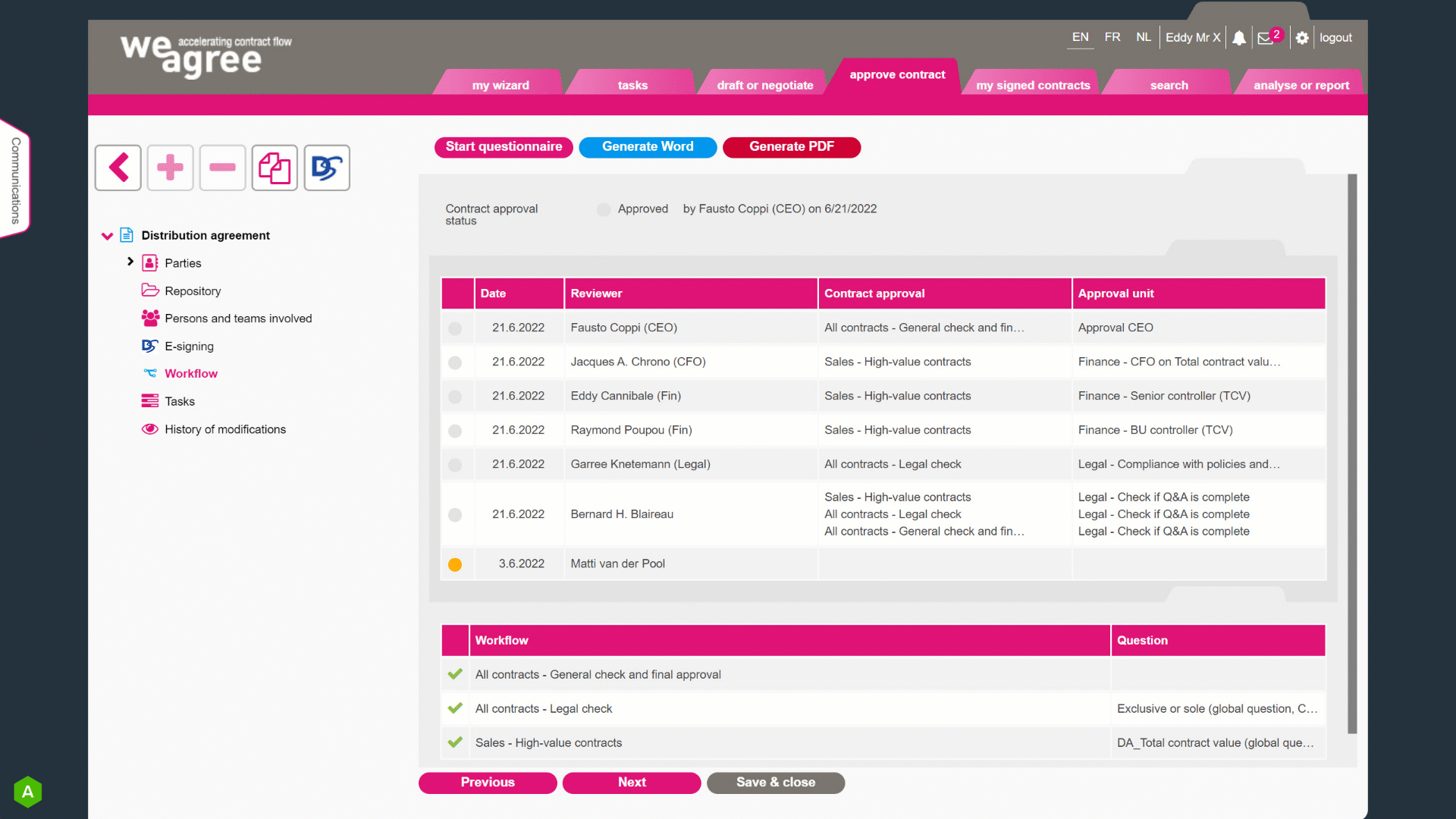 Approval workflows excl. QA review 1080 002 contract approval workflow