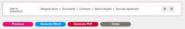 Weagree SharePoint integration plugin 02 SharePoint integration