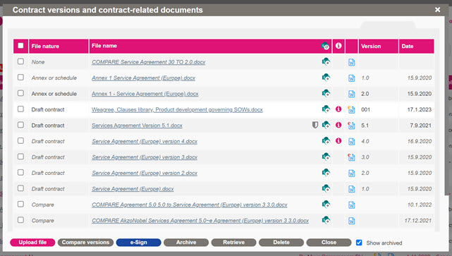 Weagree SharePoint integration plugin 06 dearchiving SharePoint integration
