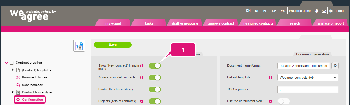 Contract automation functionalities kb contract lifecycle management ca functionalities 1 contract automation functionalities
