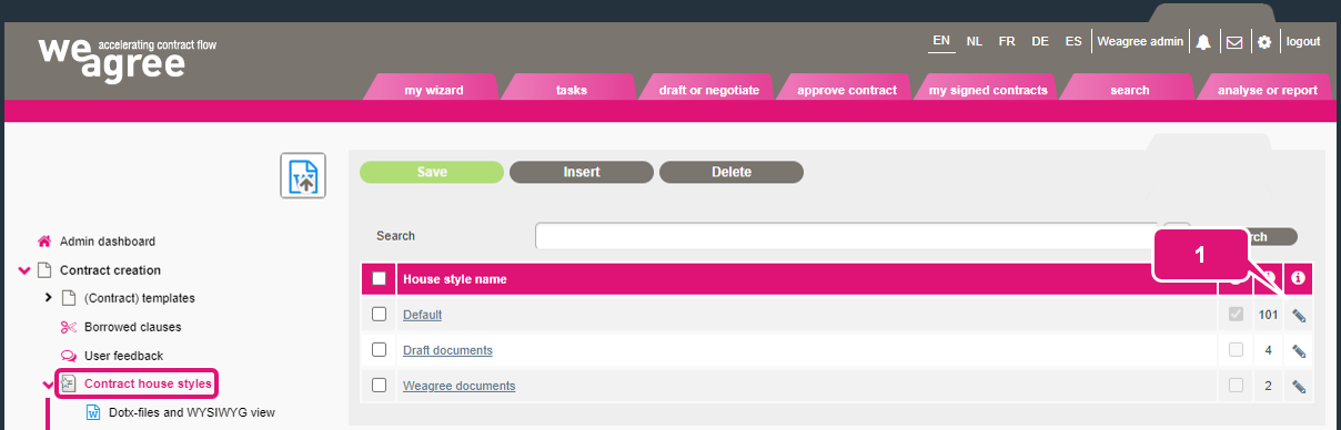 Contract house styles - other drafting settings kb contract lifecycle management house styles other drafting settings 1 other drafting settings