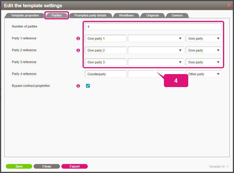 Pre-answered party questions kb contract lifecycle management ca pre answered party questions 4 party question