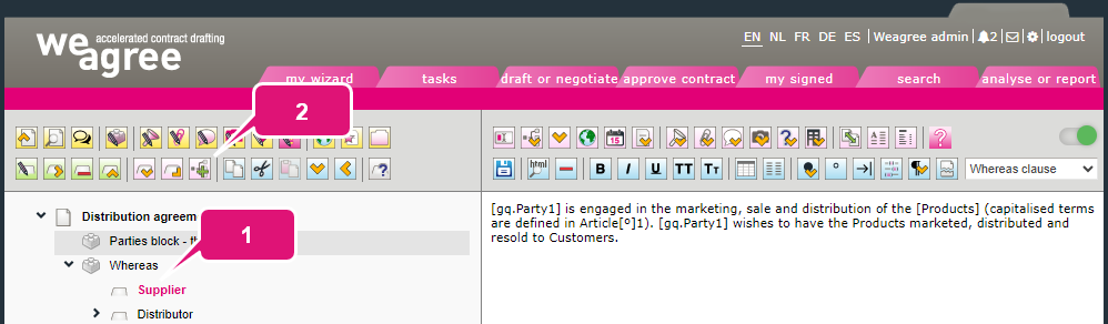 kb contract lifecycle management ca choice fields 1 choice field