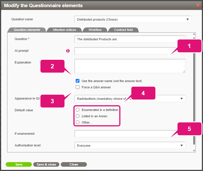 kb contract lifecycle management ca choice fields 15 choice field