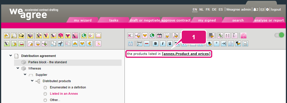 kb contract lifecycle management ca choice fields 7 choice field