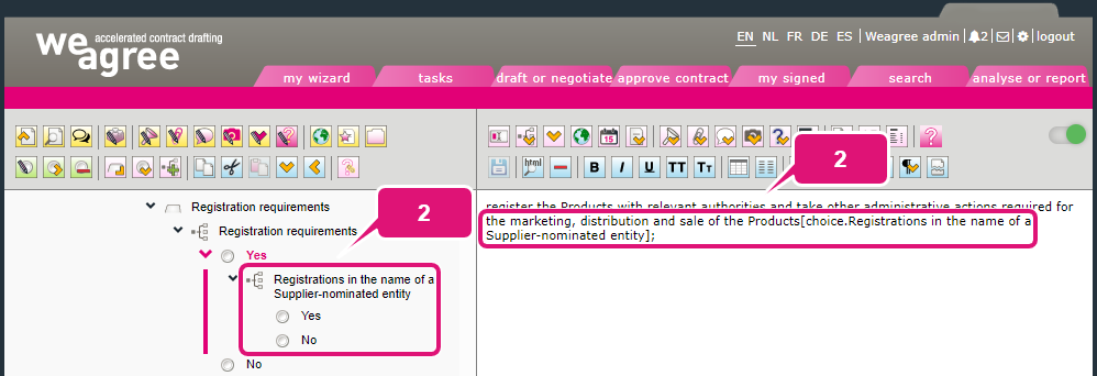 kb contract lifecycle management ca choice fields 9 choice field