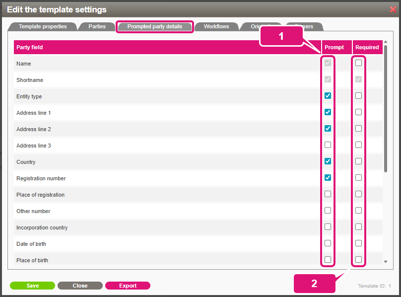 kb contract lifecycle management ca configure template settings 5 template settings